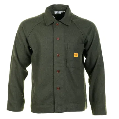Service Works Flannel Foh Overshirt Forest In Green