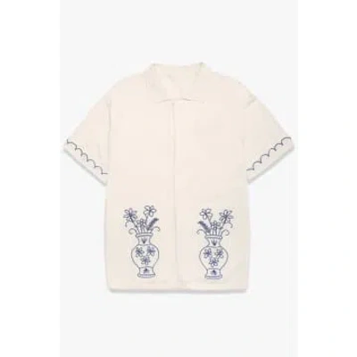 Service Works Knitted Vase Shirt In White