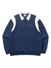 Service Works Long-sleeve Polo Shirt In Blue