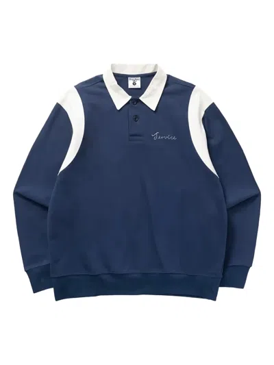 SERVICE WORKS LONG-SLEEVE POLO SHIRT