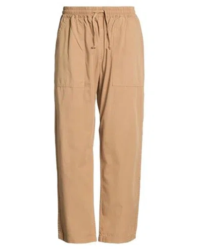 Service Works Man Pants Camel Size L Organic Cotton In Neutral