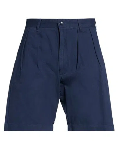Service Works Man Shorts & Bermuda Shorts Midnight Blue Size Xl Organic Cotton