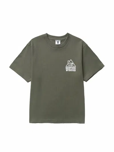 Service Works Men's Home Comforts Tee In Olive In Green