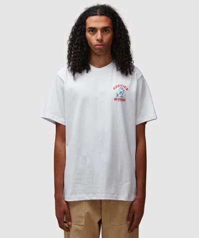 Service Works Organic Chefswear T-shirt In White