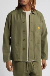 Service Works Organic Cotton Canvas Coverall Jacket In Green
