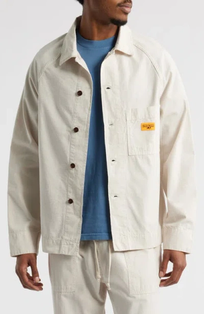 Service Works Organic Cotton Ripstop Front Of House Jacket In Bone