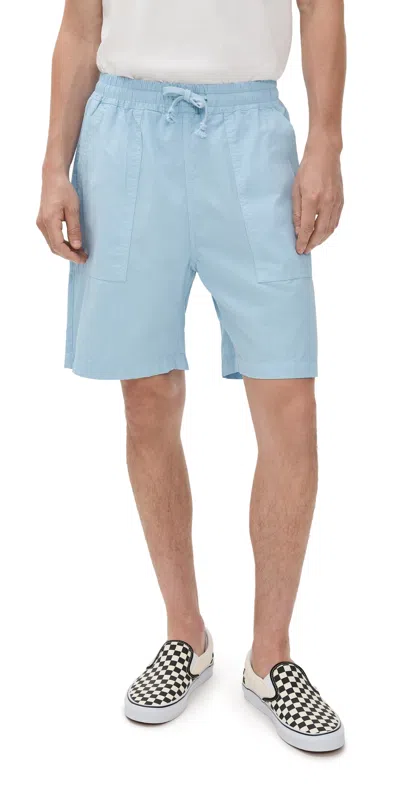 Service Works Poplin Chef Shorts 7.75 Powder In White