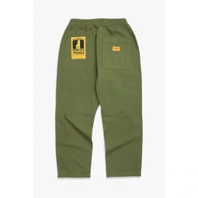 Service Works Ripstop Chef Pant In Green