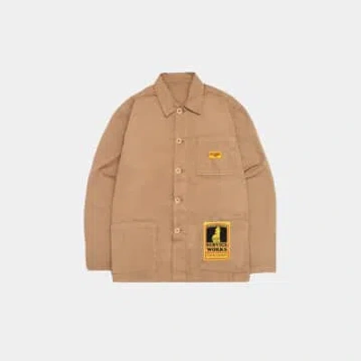 Service Works Ripstop Coverall Jacket In Brown