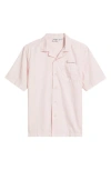 Service Works Script Embroidered Cotton Camp Shirt