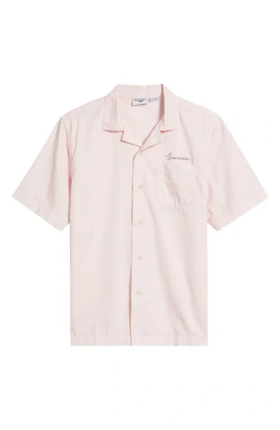 Service Works Script Embroidered Cotton Camp Shirt