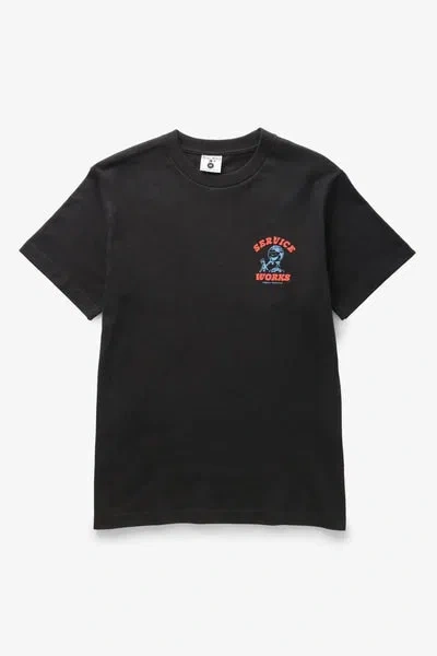 Service Works T-shirt Organic Chefswear Black