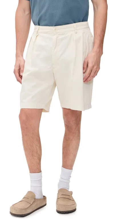 Service Works Twill Part Timer Shorts Off-white