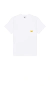 Service Works Waffle Pocket Tee In 화이트