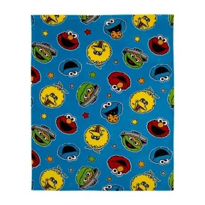 Sesame Street Baby Blanket In Multi