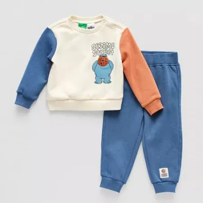 Sesame Street Baby Boys  2-pc. Pant Set In Blue
