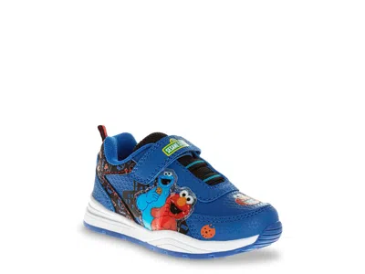 Sesame Street Elmo And Cookie Monster Lightup Sneaker Kids' In Blue