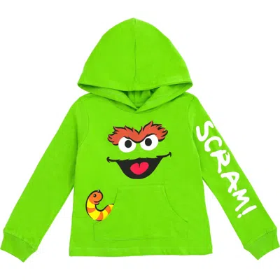 Sesame Street Babies' ® Hooded T-shirt In Oscar Grouch Green