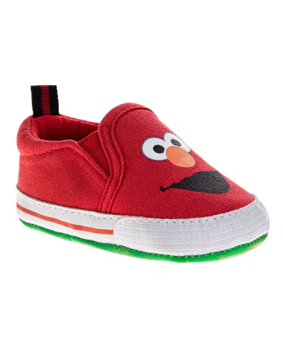 Sesame Street Babies' Infant Boys Elmo Slip On Shoe In Red