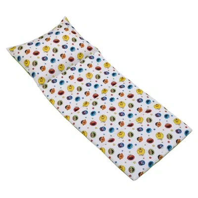Sesame Street Nojo  Come And Play Deluxe Easy Fold Toddler Nap Mat In Green
