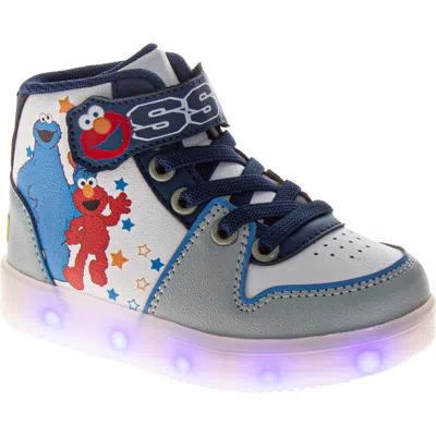 Sesame Street Kids' ®  Elmo & Cookie Monster High Top Boys'sneakers Light Up In Blue