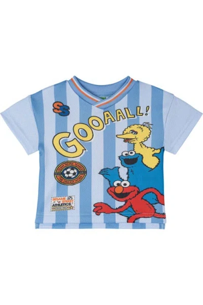Sesame Street Kids' ® Short Sleeve Soccer Jersey In  Blue