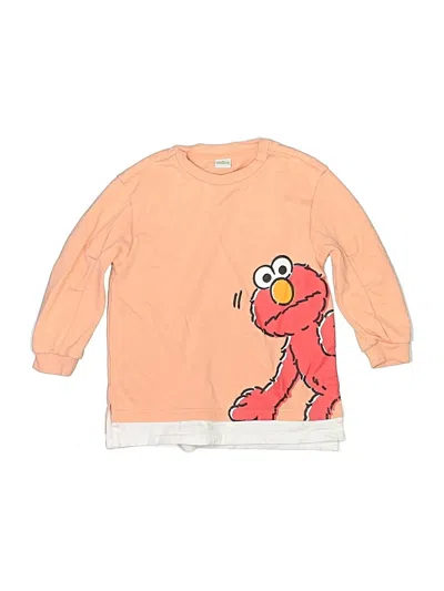 Pre-owned Sesame Street Kids' Sweatshirt In Orange