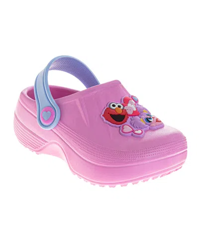 Sesame Street Babies' Toddler Girls Abby Caddaby Dual Sizes Clogs In Pink