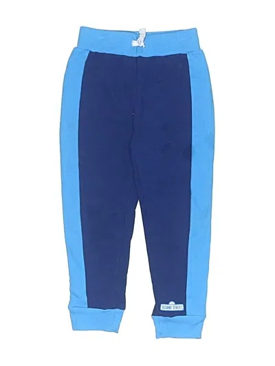 Pre-owned Sesame Street Kids' Track Pants In Blue