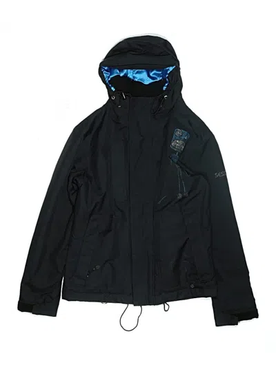 Pre-owned Sessions Kids' Snow Jacket In Black
