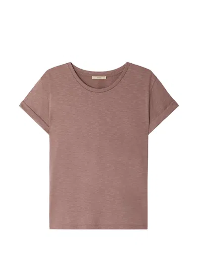 Sessun Albano Cuffed T-shirt In Brown