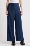 Sessun Sessùn Aldivio Wide Leg Jeans In Indigo Blue