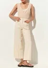 Sessun Aldricks Wide Leg Pants In Cream In White