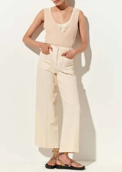 Sessun Aldricks Wide Leg Pants In Cream In White