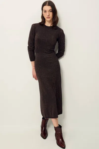 Sessun Aurora Dress In Copper Night In Brown
