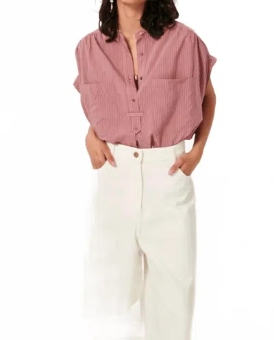 Sessun Camille Shirt In Bois De Rose In Pink