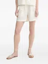Sessun Cotton Shorts In Gray