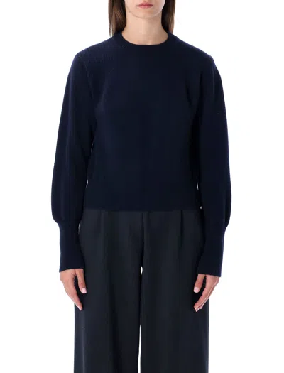 SESSUN CROPPED JUMPER IN STOCKING STITCH KNIT