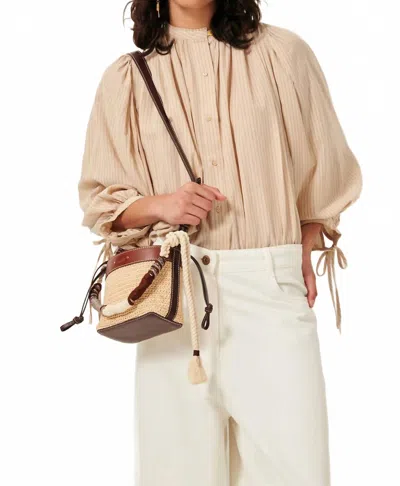 Sessun Dali Long Sleeve Shirt In Chai Latte In Multi