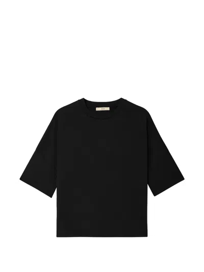 Sessun Dorel Drop-shoulder T-shirt In Black