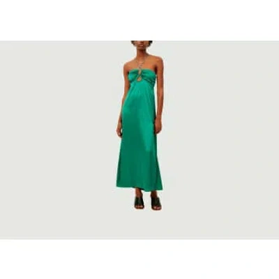 sessun green dress Lovalina In wedding dress off shouder