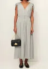 Sessun Galiane Midi Dress In Sauge In Gray