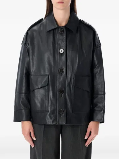 Sessun Harriboyd Button-up Jacket In 블랙