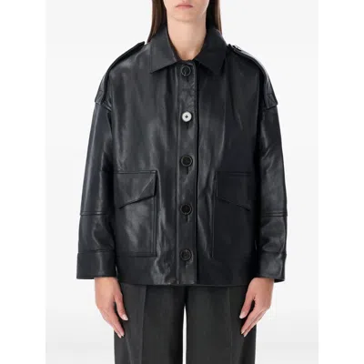 Sessun Harriboyd Button-up Jacket In Black