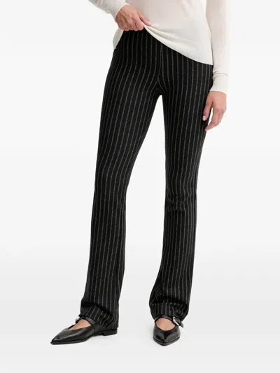 Sessun Hediwalk Stripe-pattern Trousers In Black