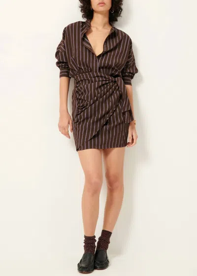 Sessun Lautner Dress In Chocolila In Brown