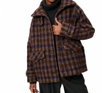 Sessun Lee Valley Coat In Fallmood In Multi