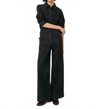 Sessun Manhattan Pants In Denim Black