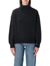 Sessun Niko High Neck Sweater In Black