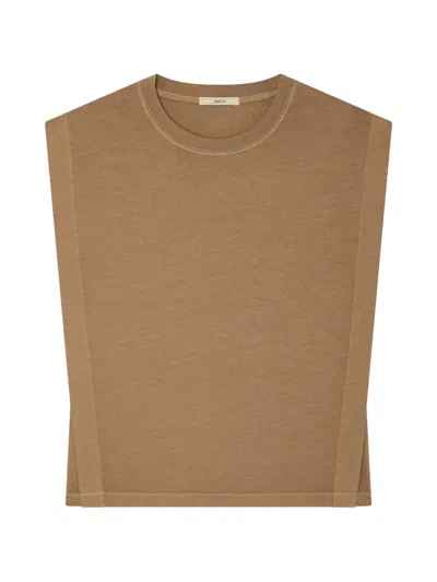 Sessun Orlando Crew-neck T-shirt In Brown